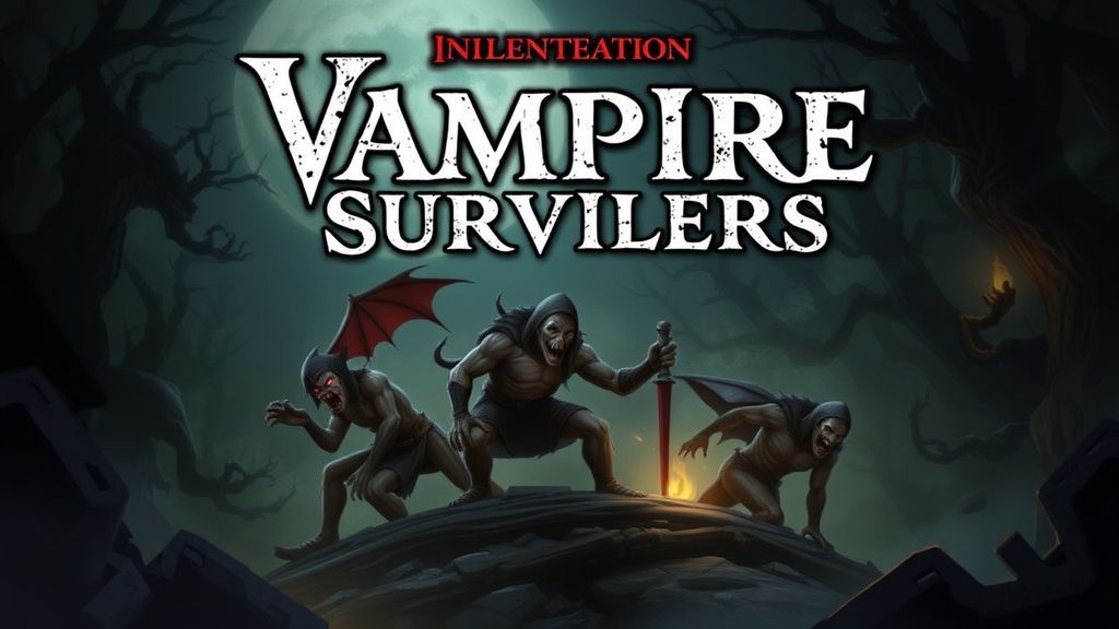 《吸血鬼幸存者》卡牌衍生作《Vampire Crawlers》定档4月21日